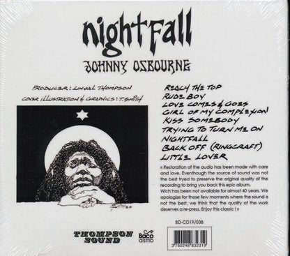 Johnny Osbourne - Nightfall Music CD