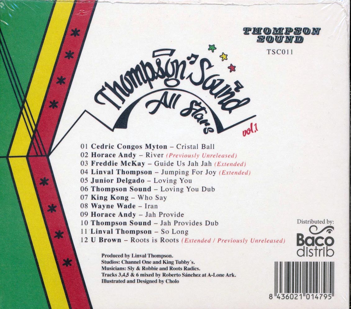 Cedric Myton, King Kong, Horace Andy, Freddie McKay, Linval Thompson, Etc. - Linval Thompson & Friends Volume 1: Thompson Sound All Stars Music CD