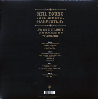 Neil Young & The International Harvesters - Austin City Limits Volume 1: Texas Broadcast 1984 (2xLP) Vinyl Record