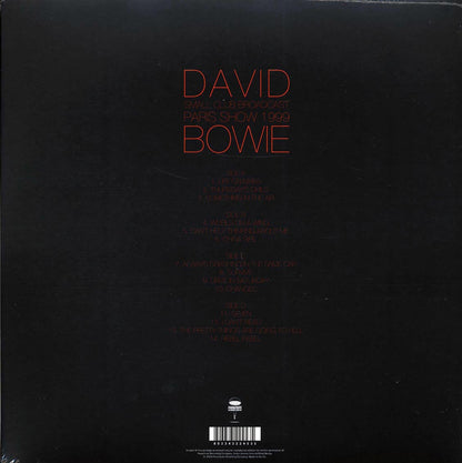 David Bowie - Paris Show 1999: Small Club Broadcast (2xLP) Vinyl Record