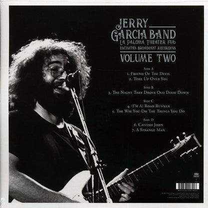 The Jerry Garcia Band - La Paloma Theater 1976 Volume 2: Encinitas Broadcast Recording (2xLP) Vinyl Record