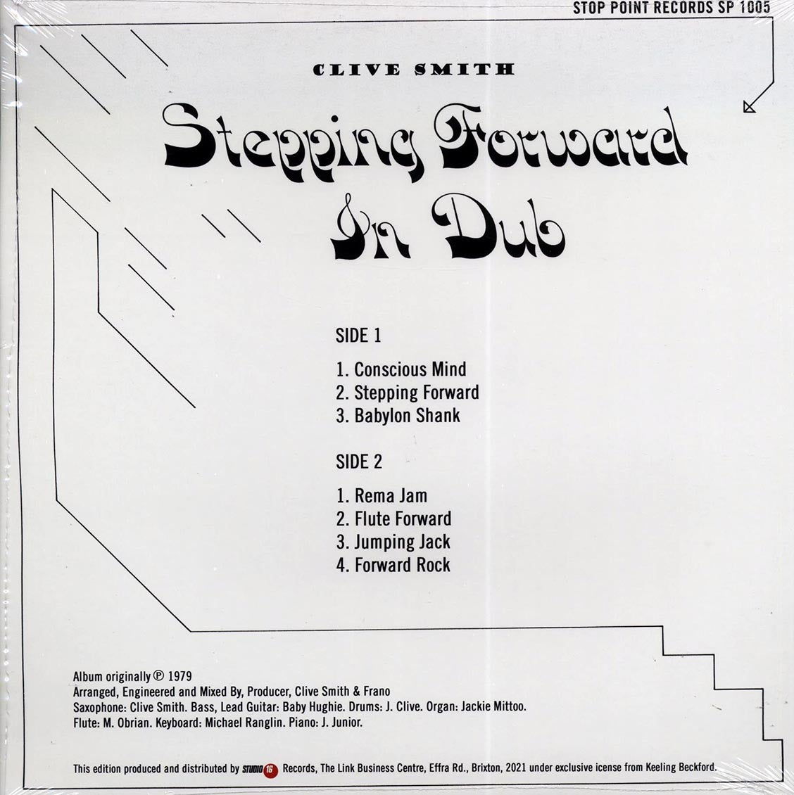 Clive Smith - Stepping Forward In Dub Vinyl Record