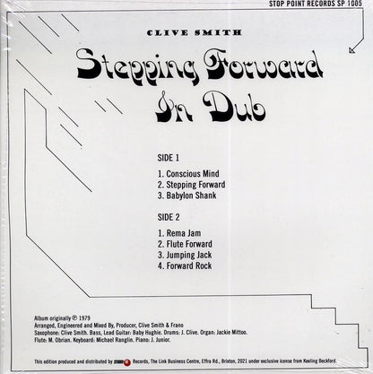 Clive Smith - Stepping Forward In Dub Vinyl Record