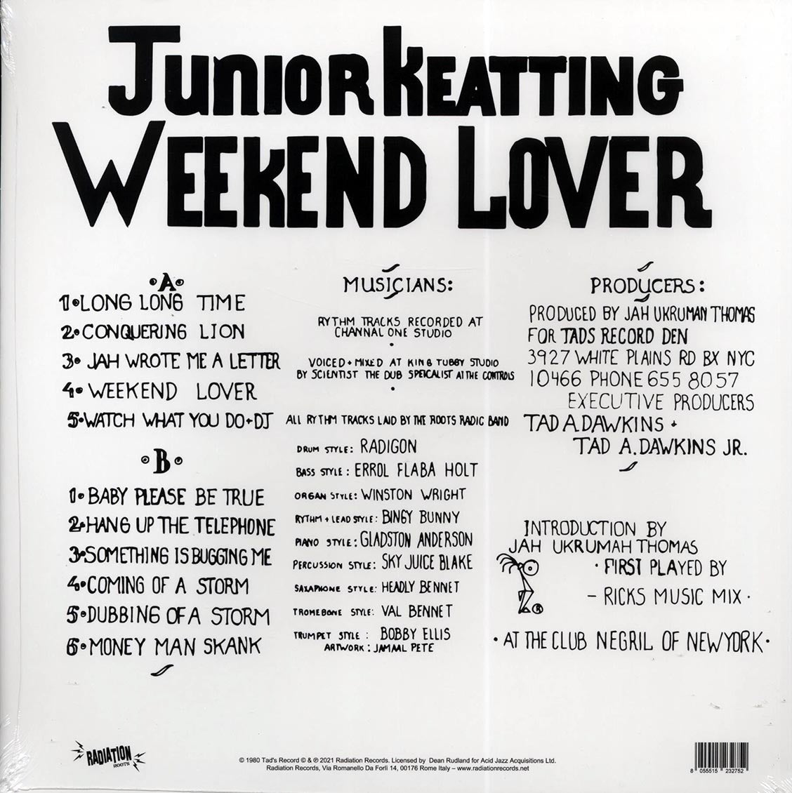Jr. Keating - Weekend Lover Vinyl Record