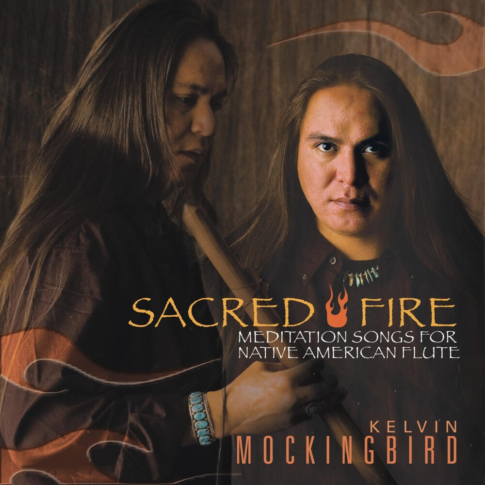 the album cover for Kevin Mockingbird - Sacred Fire