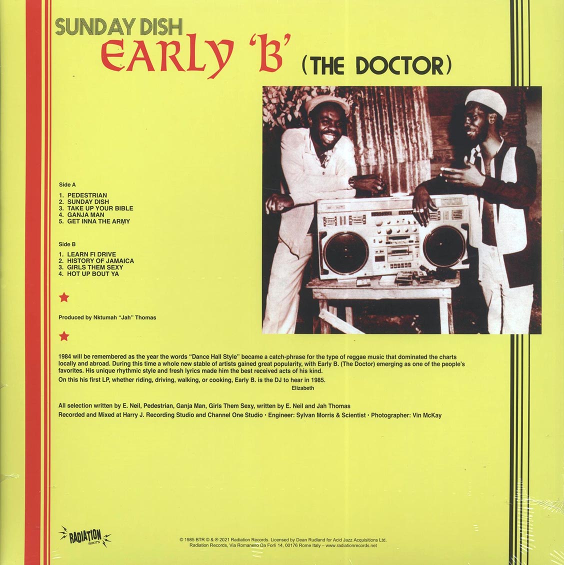 Early B - Sunday Dish Vinyl Record