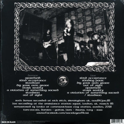 Sacrilege - Ambulance Station Squat, London, 1985 + The First & Second Demos (ltd. ed.) (splatter vinyl) Vinyl Record