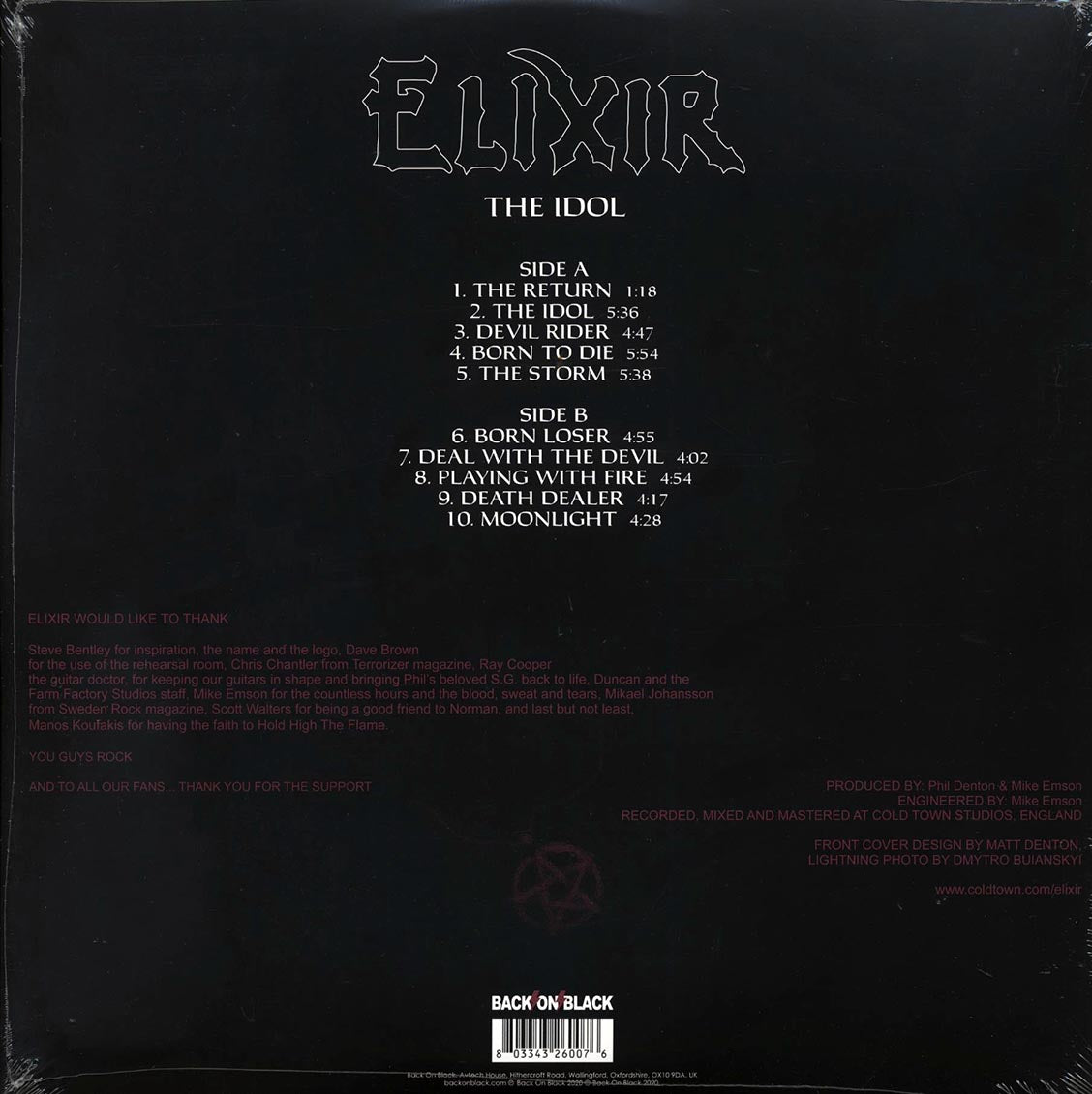Elixir - The Idol Vinyl Record