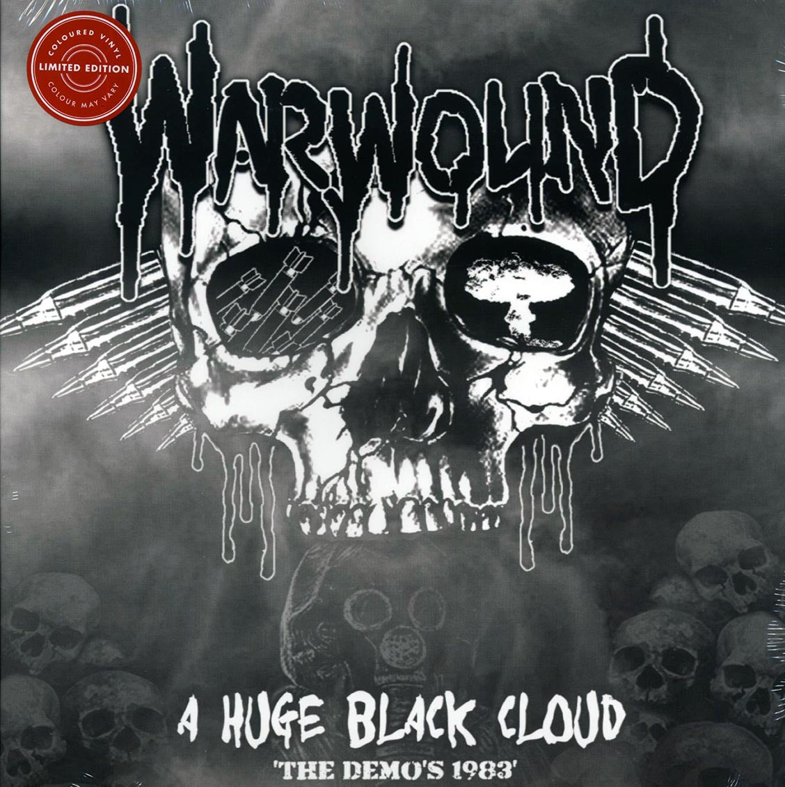 Warwound A Huge Black Cloud: The Demo's 1983 ltd. ed. clear Vinyl Record
