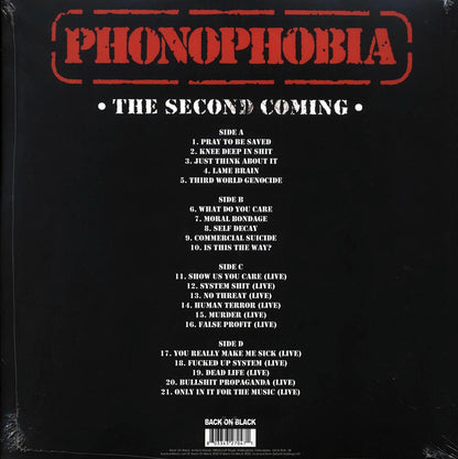 Extreme Noise Terror - Phonophobia (ltd. ed.) (2xLP) (red vinyl) Vinyl Record