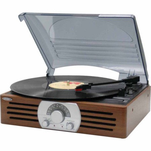Jensen Jta222 Turntable 3 Spd Turntable Am/fm Wood - Jensen Jta222 Turntable 3 Spd Turntable Am/fm Wood - Turntable