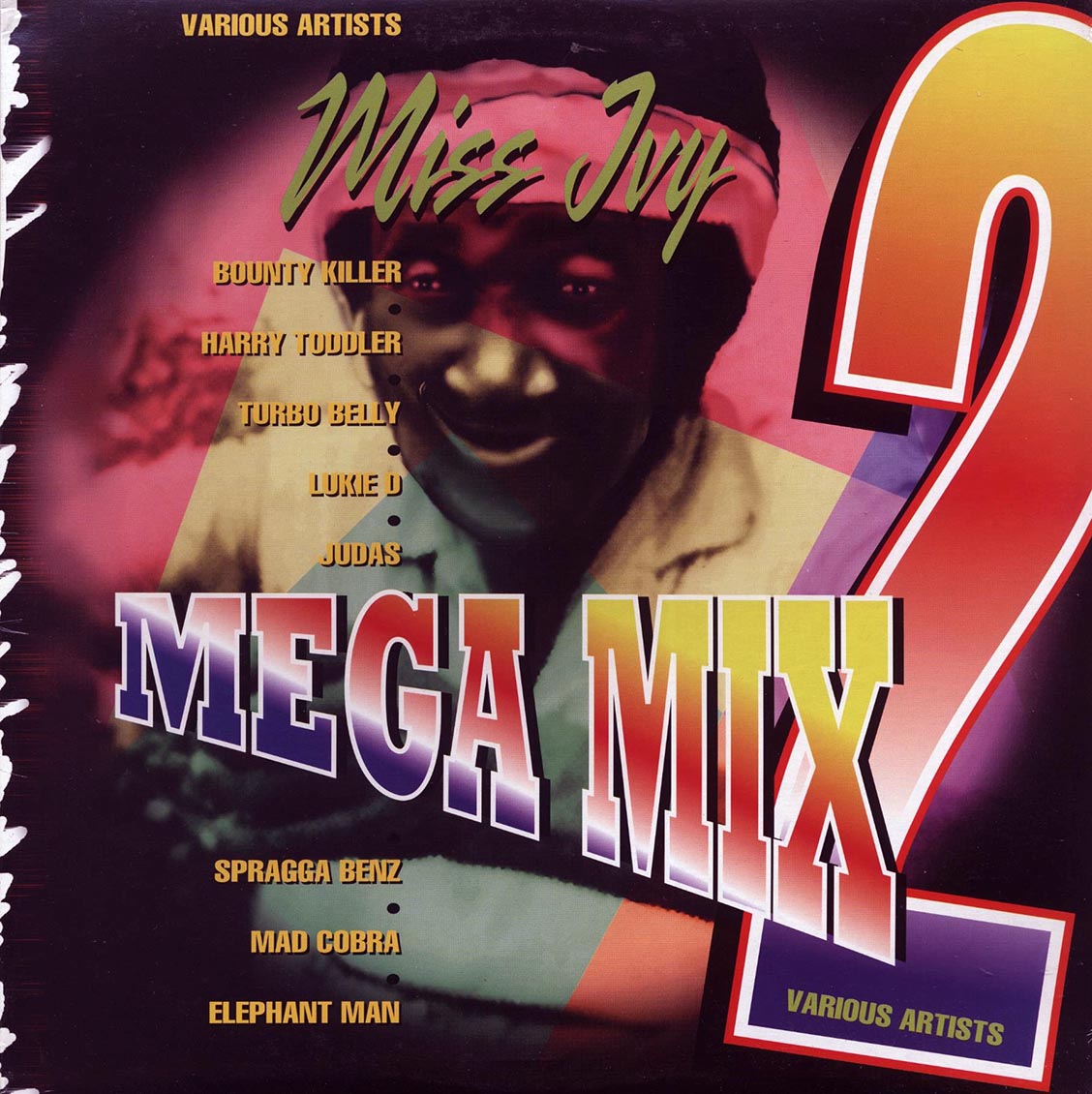 Bounty Killer, Elephant Man, Turbo Belly, Etc. - Miss Ivy Mega Mix 2 (orig. press) Vinyl Record