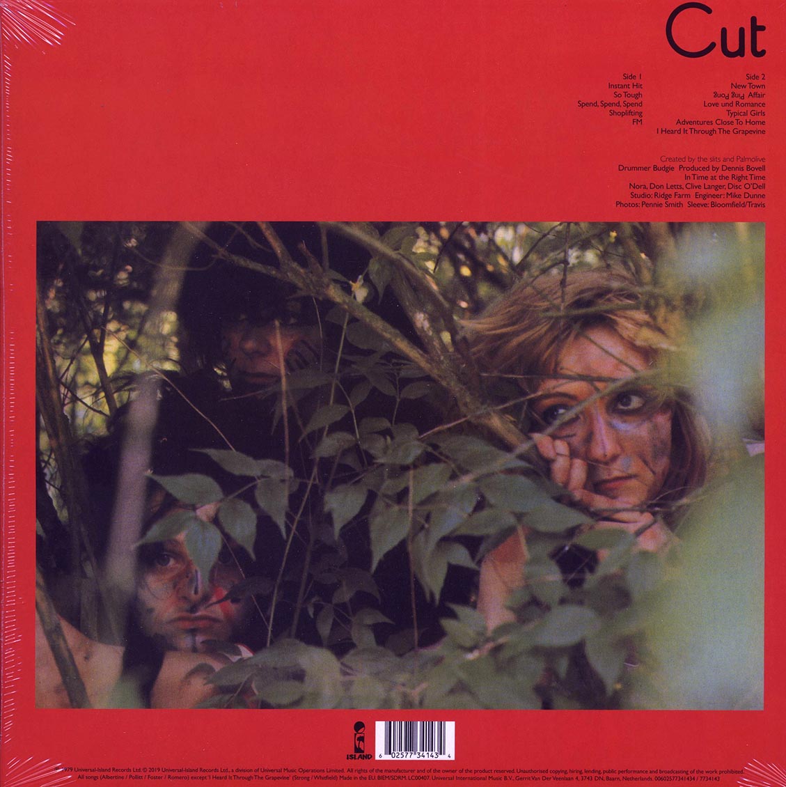 The Slits - Cut (40th Anniv. Ed.) (+bonus track) (incl. mp3) (180g) Vinyl Record