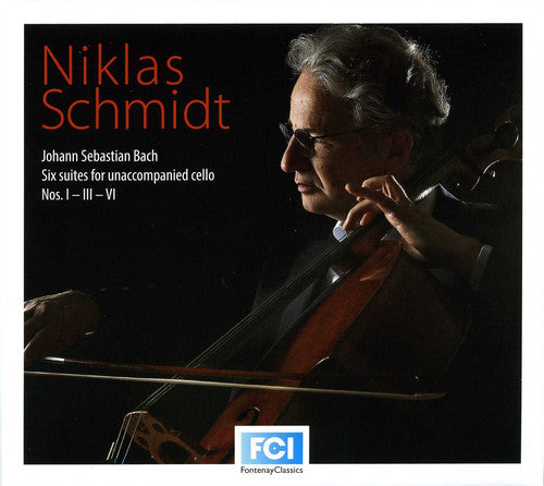 Bach / Nikals Schmidt - Suites For Cello 1 3 & 6 - Music CD