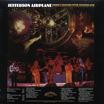 Jefferson Airplane - Thirty Seconds Over Winterland (180g) (blue vinyl) Vinyl Record