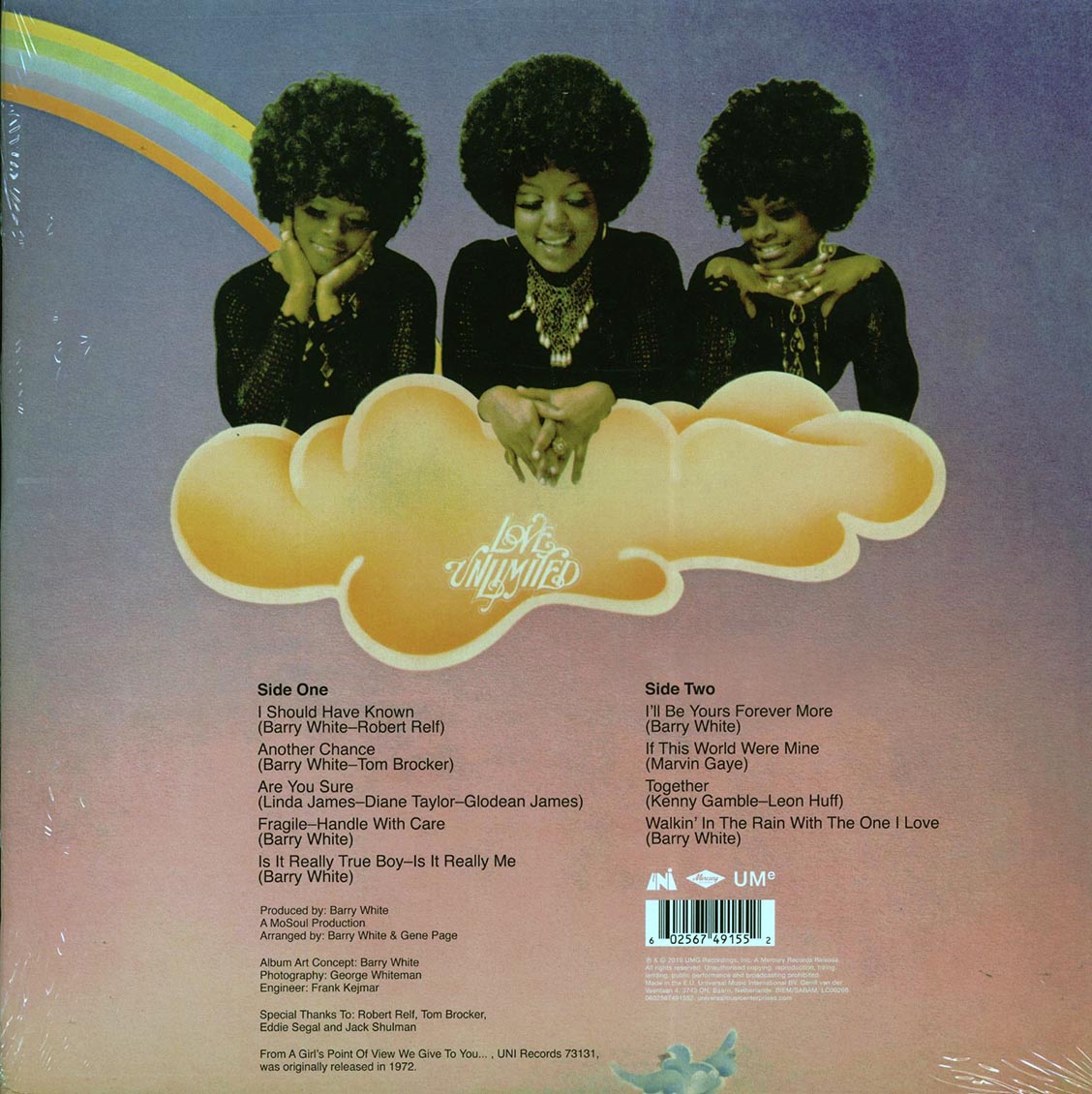 Love Unlimited - From A Girl's Point Of View We Give To You Love Unlimited (incl. mp3) (180g) Vinyl Record
