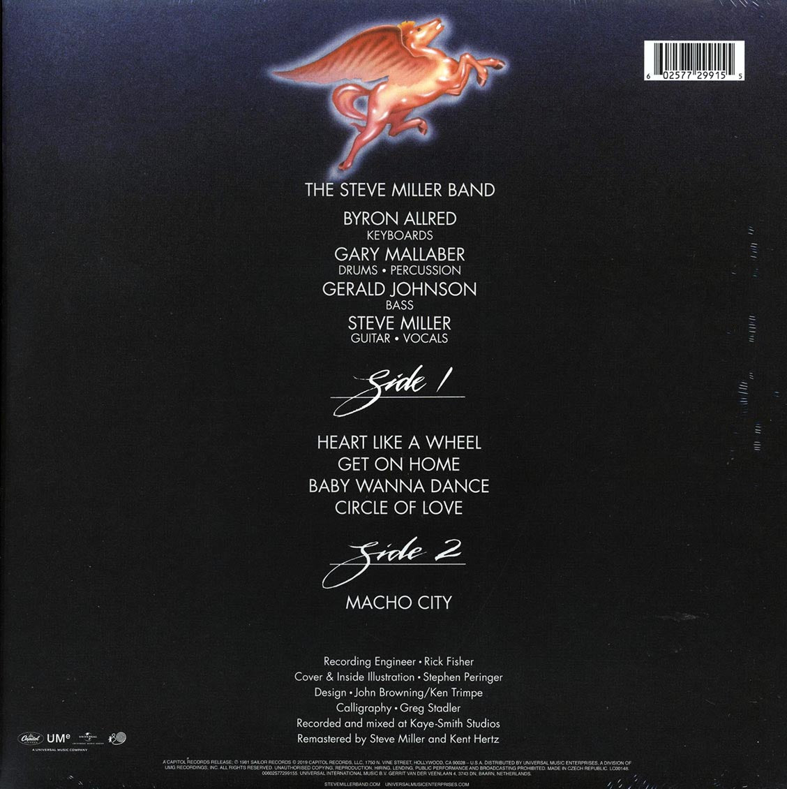 Steve Miller - Circle Of Love (incl. mp3) (180g) Vinyl Record