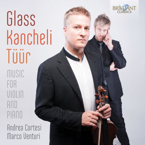 the album cover for Andrea Cortesi Marco Ventur - Music for Violin & Pno