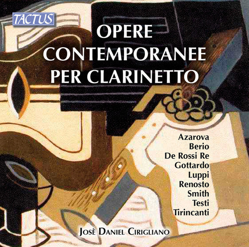 Gottardo / Jose Daniel Cirigliano - Contemporary Clarinet Works - Music CD