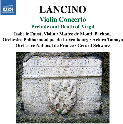 the album cover for Lancino / De Monti / Orchestre National De France - Prelude & Death of Virgil & VLN Con