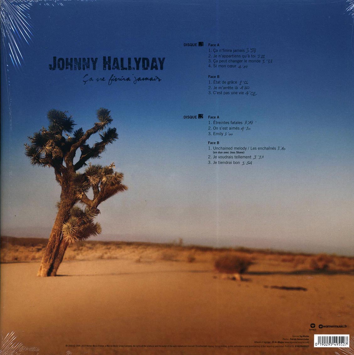 Johnny Hallyday - Ca Ne Finira Jamais (2xLP) Vinyl Record