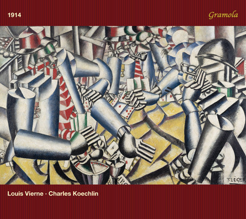 the album cover for Koechlin / Atschba / Chisson / Adensamer / Znamens - 1914-Music for STRS & Pno