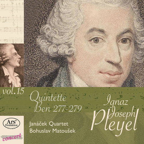 Pleyel / Janacek Qrt / Matousek - 15-str Quinets - Music CD