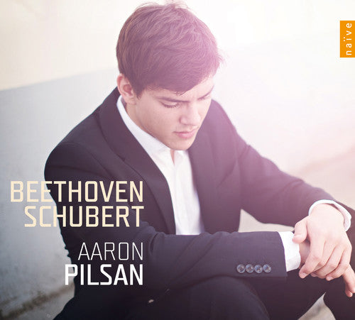 the album cover for Beethoven / Aaron Pilsan - Beethoven & Works for Pno