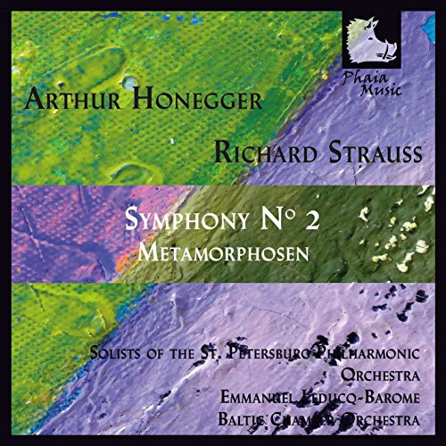 Honegger / Soloist Of St. Petersburg Phil Orch / L - Sym 2-metamorphosen - Music CD