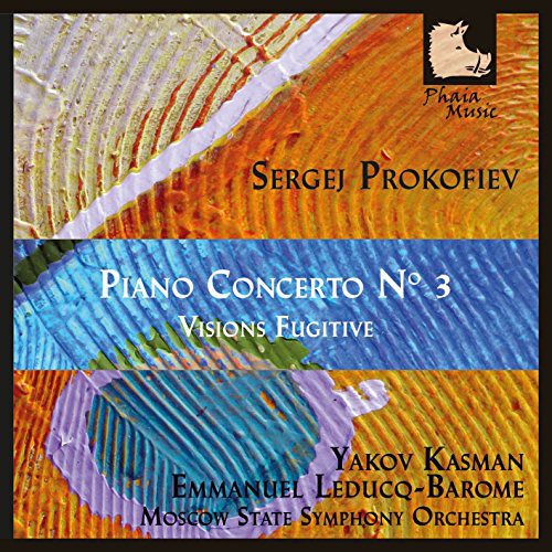 the album cover for Porkofiev / Kasman / Leducq-Barome / Moscow State - Pno Con 3 & Visions Fugitive