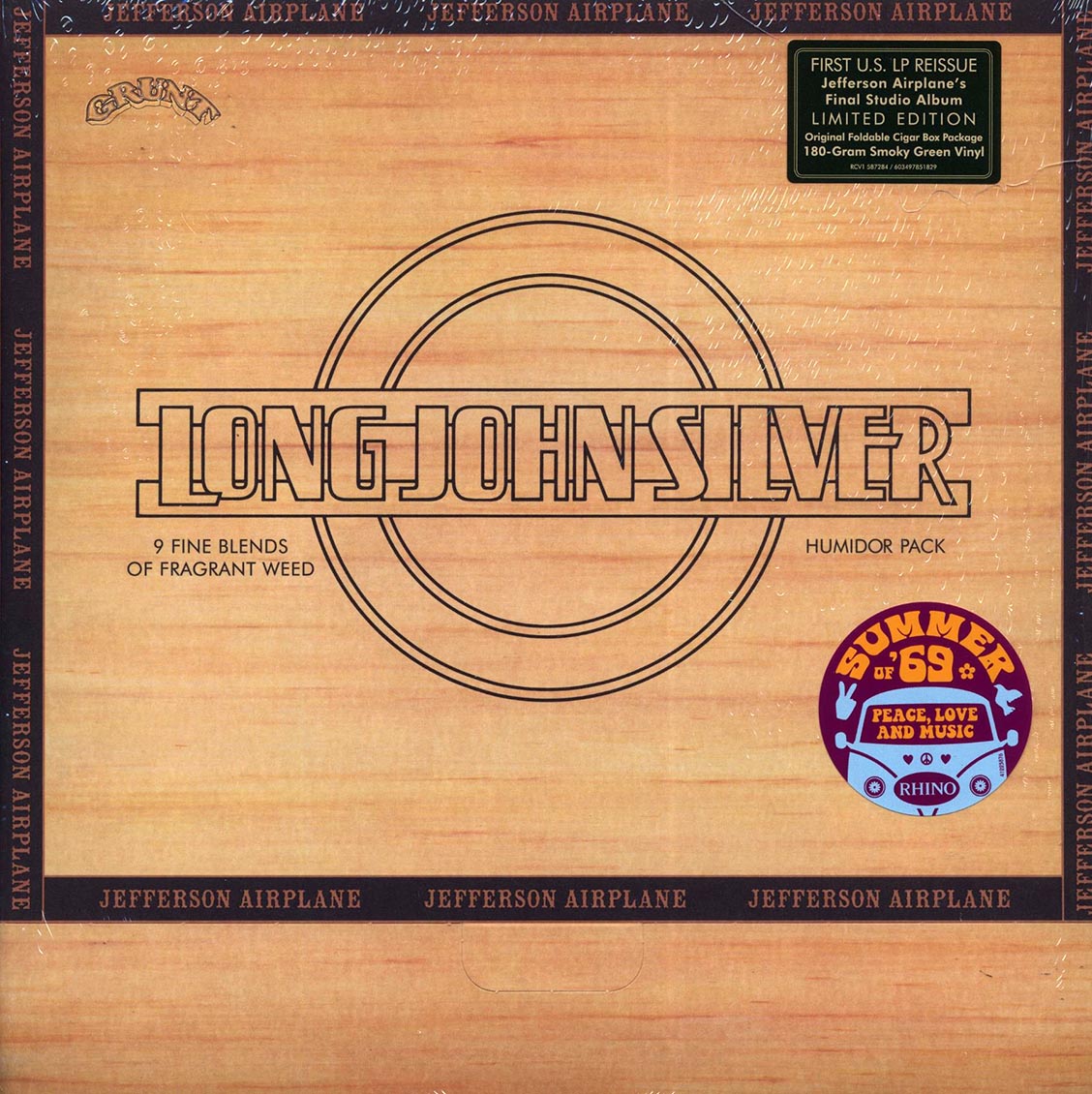 Jefferson Airplane - Long John Silver (ltd. ed.) (180g) (green vinyl) Vinyl Record