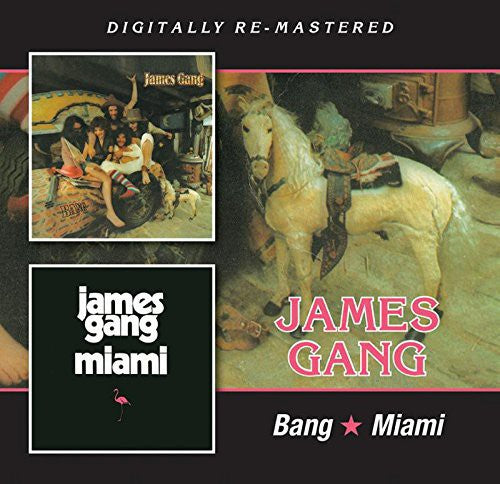 the album cover for James Gang - Bang / Miami