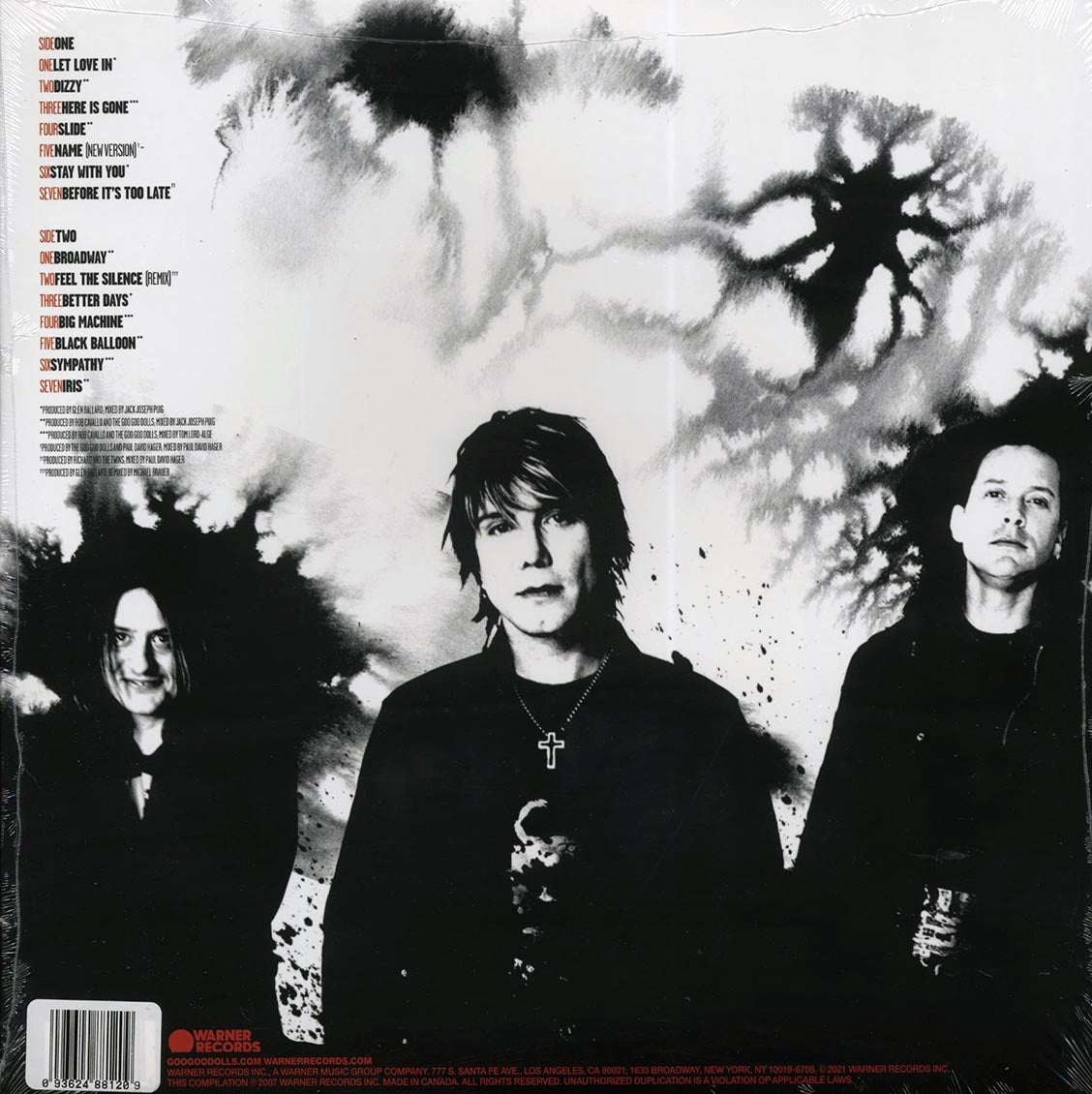Goo Goo Dolls - Greatest Hits Volume 1: The Singles (ltd. ed.) (clear vinyl) Vinyl Record