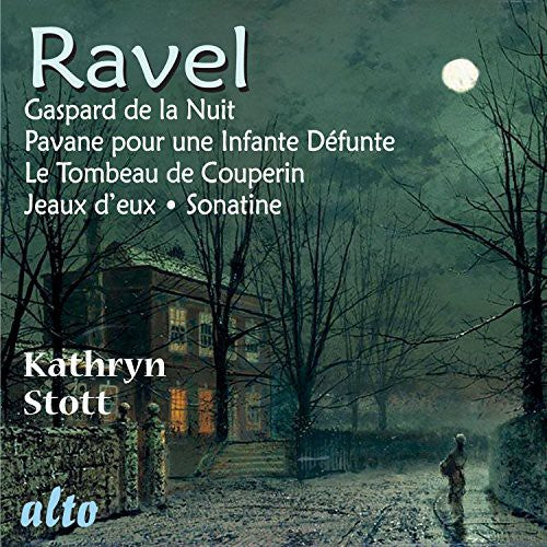 the album cover for Ravel / Kathryn Stott - Piano Music