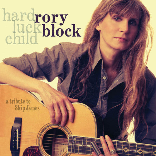 the album cover for Rory Block - Hard Luck Child: A Tribute to Skip James
