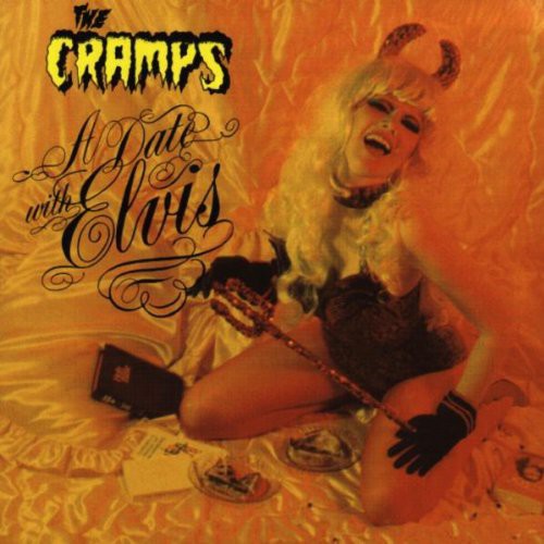 the album cover for The Cramps - Date with Elvis