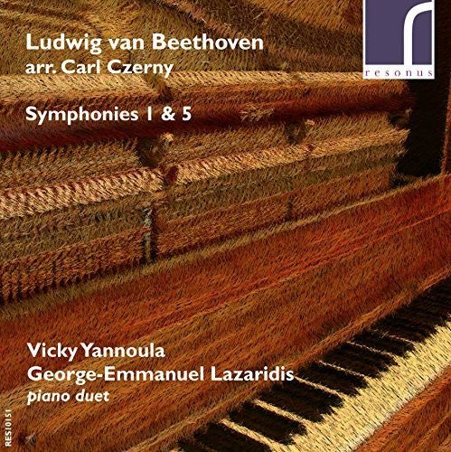 Beethoven / Yannoula / Lazaridis - Symphonies 1 & 5 For Piano Duet (arr. Czerny) - Music CD