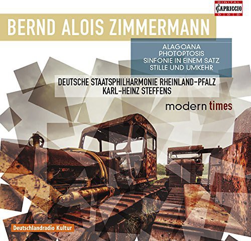the album cover for Zimmermann / Steffens / German Phil Orch Rhineland - Orchestral Works