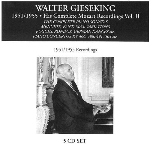 the album cover for Mozart - Complete Recordings of Wal