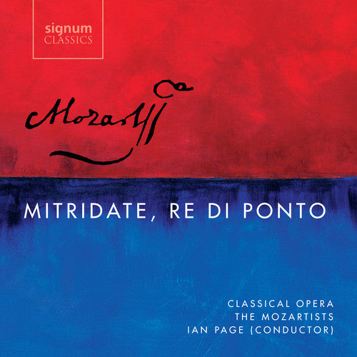 the album cover for Mozart - Mitridate Re Di Ponto