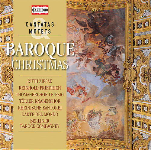 the album cover for Bach / Buxtehude / Telemann / Ziesak / Jochens - Baroque Christmas-Cantatas & Motets