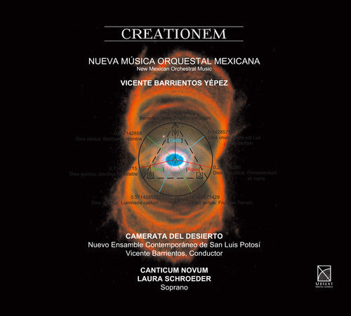 the album cover for Yepez / Camerata Del Desierto / Nuevo Ensamble - Creationem