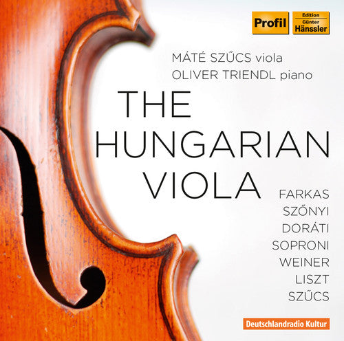 the album cover for Szonyi / Soproni / Weiner / Szucs / Triendl - Hungarian Viola
