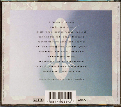 Jody Watley  - Affairs Of The Heart Music CD