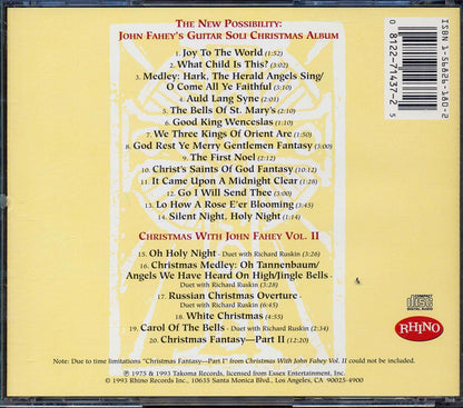 John Fahey - The New Possibility: John Fahey's Guitar Solo Christmas Album / Christmas With John Fahey Vol.II Music CD