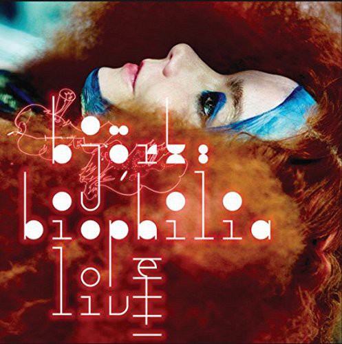 the album cover for Bjork - Biophilia Live [w/DVD]