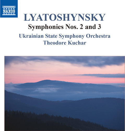 the album cover for Lyatoshynsky / Kuchar / Ukrainian So Orch - Syms 2 & 3