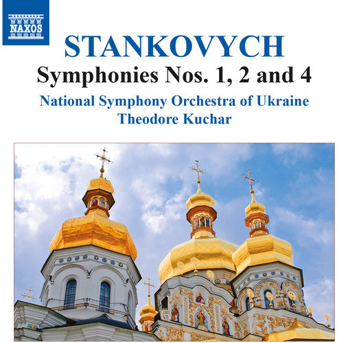 the album cover for Stankovych / Kuchar / National Sym Orch Ukraine - Syms 1 2 & 4