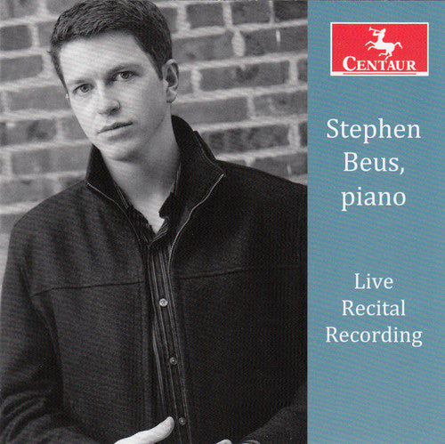 the album cover for Bach / Mendelssohn / Liszt - Stephen Beus-Live Recital Recording