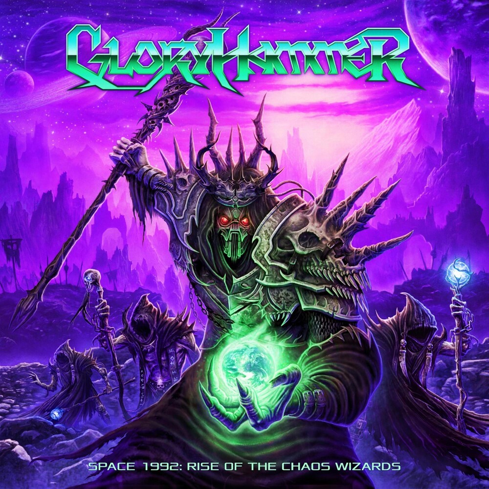 the album cover for Gloryhammer - Space 1992: Rise of the Chaos Wizards